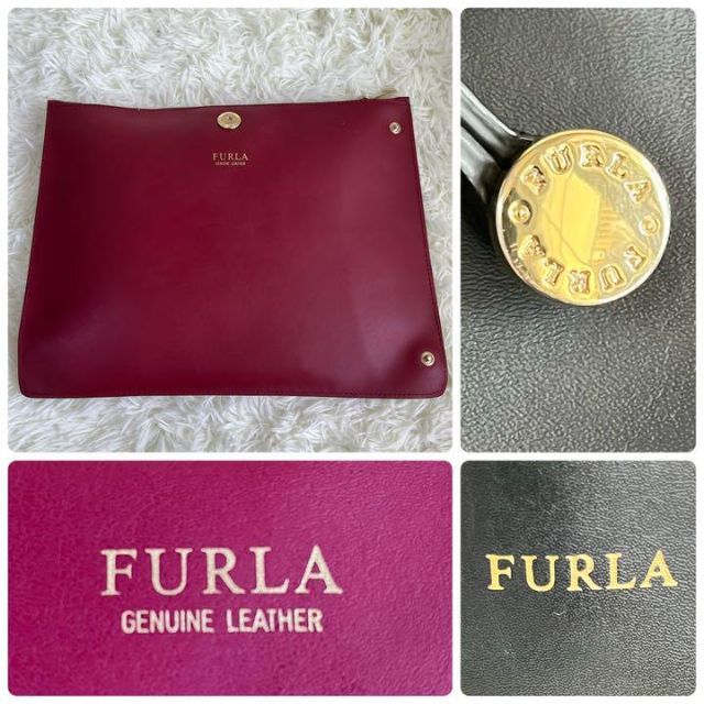 Furla(フルラ)の✨極美品✨フルラ トートバッグ エデン A4収納 ブラック ポーチ付き レザー レディースのバッグ(トートバッグ)の商品写真