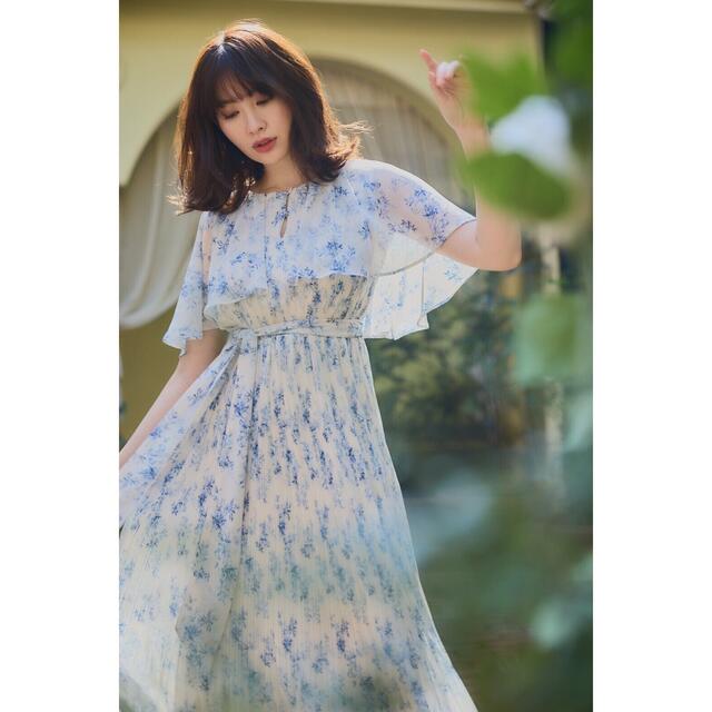 botanical beauty dress  ☆パウダーブルー