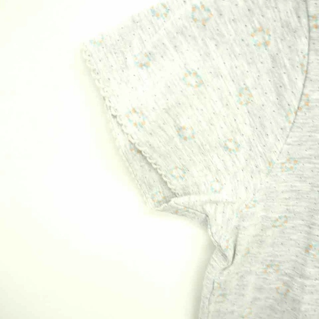 NIMES(ニーム)のニーム NIMES カットソー Tシャツ 丸首 ドット 総柄 綿 コットン 半袖 エンタメ/ホビーのコスプレ(その他)の商品写真