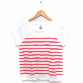 オールドネイビー(Old Navy)のオールドネイビー OLD NAVY カットソー Tシャツ ボーダー 丸首 半袖(その他)