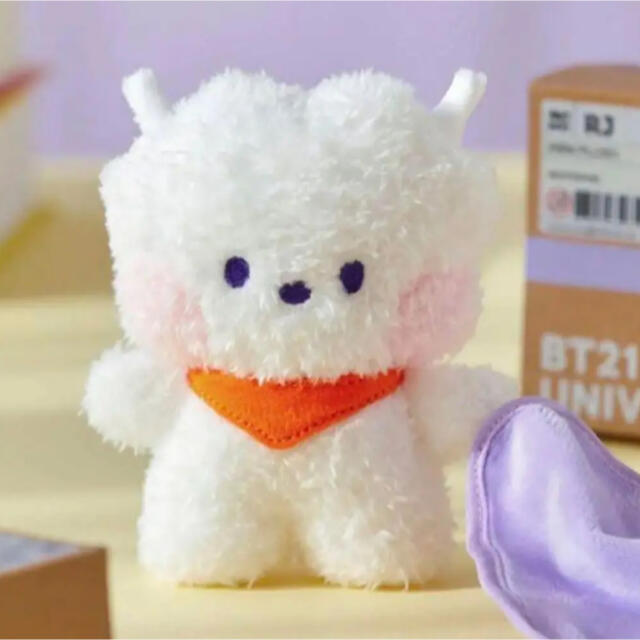 即購入可能！　　ミニニ　minini RJ ぬいぐるみ　1つ　未開封　BT21 | フリマアプリ ラクマ