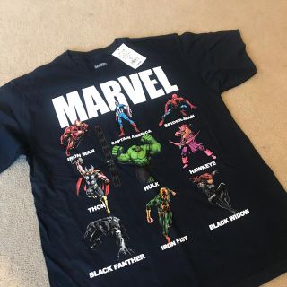 マーベル(MARVEL)のマーベルヒーロージュニアTシャツ【新品未使用タグ付き】(Tシャツ/カットソー)