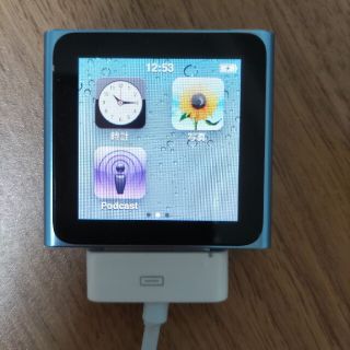 アイポッド(iPod)のiPod nano 第6世代 16GB （ジャンク品）(ポータブルプレーヤー)