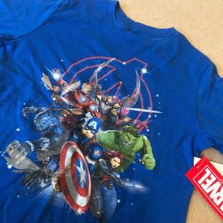 マーベル(MARVEL)のマーベルヒーロージュニアTシャツ【新品未使用タグ付き】(Tシャツ/カットソー)