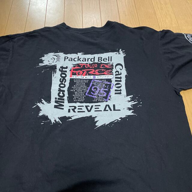 90sビンテージ企業tシャツサイズＸＬブラックIntel