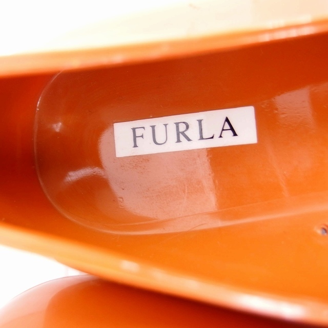 Furla(フルラ)のフルラ FURLA 靴 パンプス ラバー ローヒール スタッズ キャメル 茶 / エンタメ/ホビーのコスプレ(その他)の商品写真