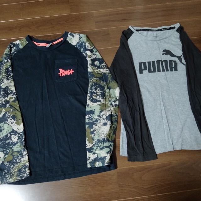 PUMA(プーマ)のプーマ長袖Tシャツセット キッズ/ベビー/マタニティのキッズ服男の子用(90cm~)(Tシャツ/カットソー)の商品写真