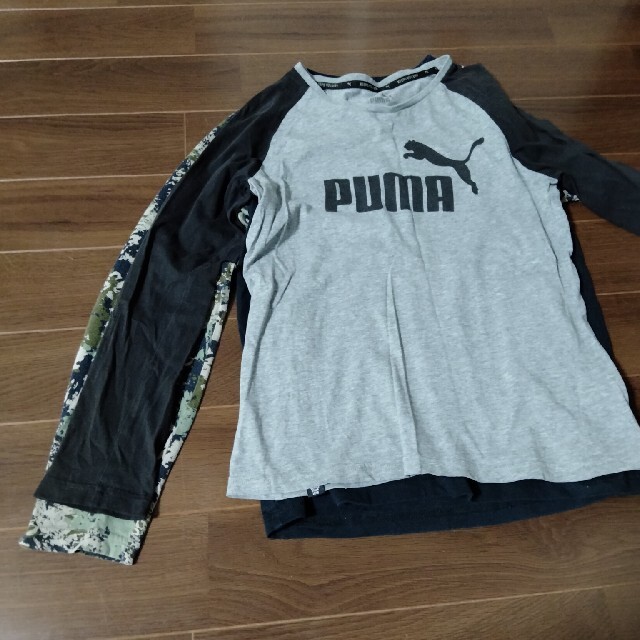 PUMA(プーマ)のプーマ長袖Tシャツセット キッズ/ベビー/マタニティのキッズ服男の子用(90cm~)(Tシャツ/カットソー)の商品写真