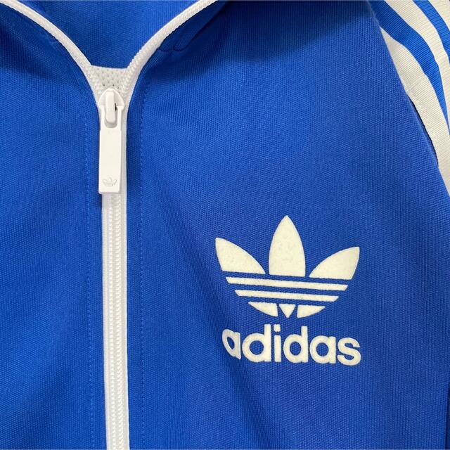 adidas アディダス ジャージ トラックジャケット ブルー トレフォイル 青 2