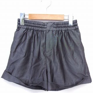 ジーナシス(JEANASIS)のジーナシス JEANASIS パンツ ショート ロールアップ 光沢 F グレー(その他)