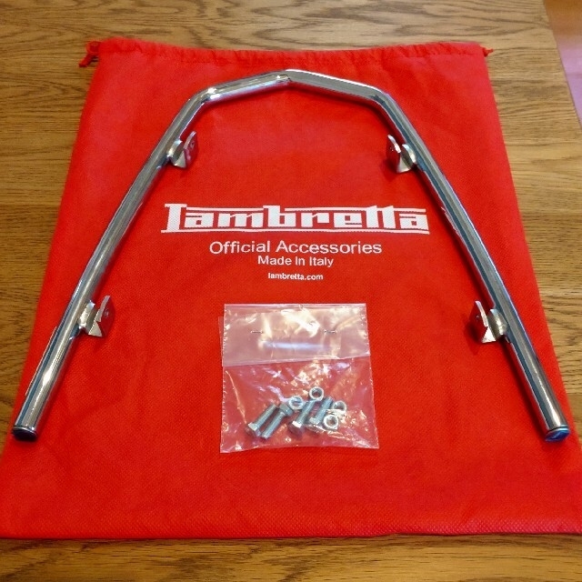 【新品】ｽｸｰﾀｰﾊﾟｰﾂ Lambretta  Fix用フロントバンパークローム適合車種