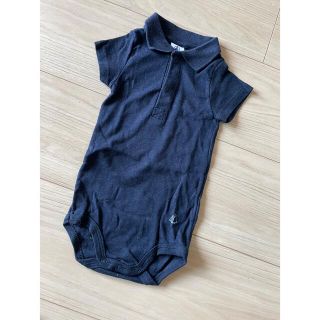 プチバトー(PETIT BATEAU)の試着のみ　プチバトー　ポロ　ロンパース(ロンパース)