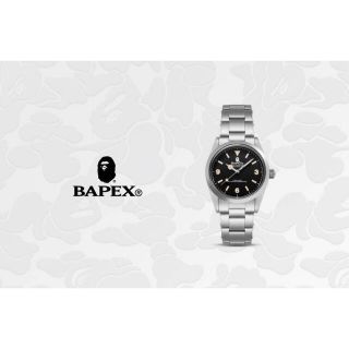 アベイシングエイプ(A BATHING APE)の新品未使用品 CLASSIC BAPEX® クラシック ベイペックス シルバー(腕時計(アナログ))