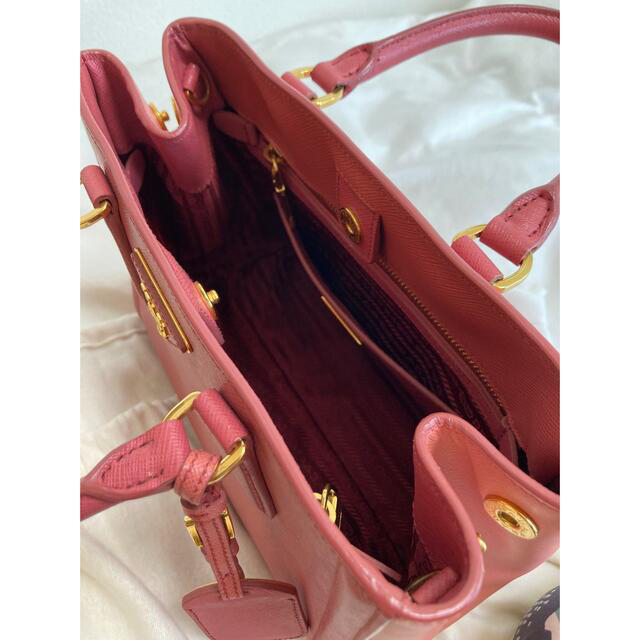 PRADA プラダ サフィアーノ 2wayハンドバッグ ピンク