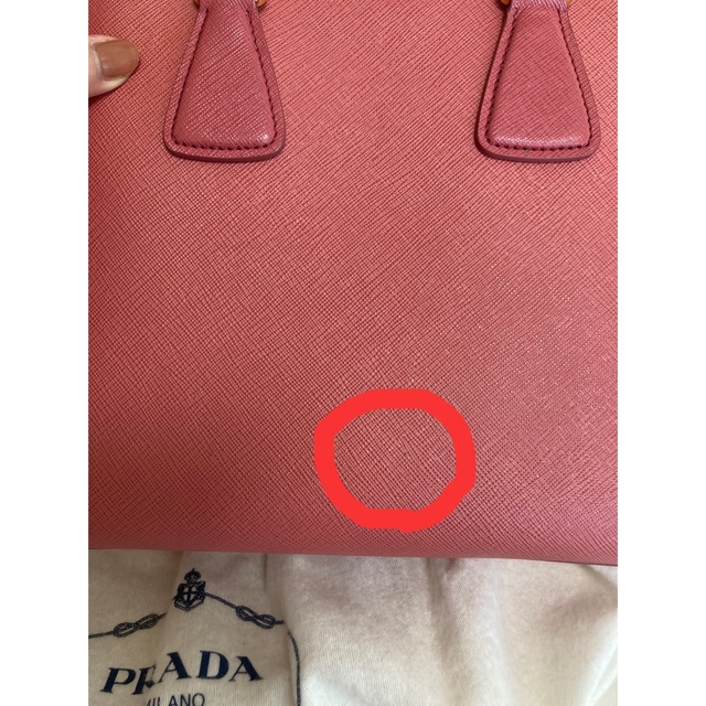 PRADA プラダ サフィアーノ 2wayハンドバッグ ピンク