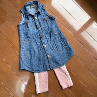 ラングラー(Wrangler)のwranglerチュニックワンピース×レギンス セット(ワンピース)