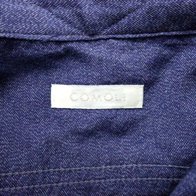 COMOLI 21aw ヨリ杢ワークシャツ 4