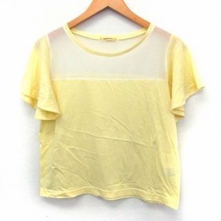 ローズバッド(ROSE BUD)のローズバッド ROSE BUD カットソー Tシャツ 半袖 フレア袖 シンプル(カットソー(半袖/袖なし))