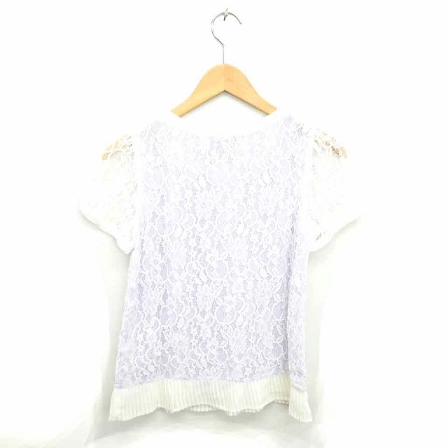 Cynthia Rowley(シンシアローリー)のシンシアローリー CYNTHIA ROWLEY カットソー Tシャツ レース ビ レディースのトップス(カットソー(半袖/袖なし))の商品写真