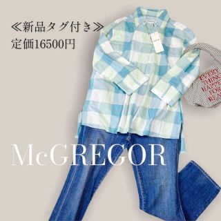 マックレガー(McGREGOR)の【新品タグ付き◎定価16500円】　マックレガー　ビッグブロックチェックシャツ(シャツ/ブラウス(長袖/七分))