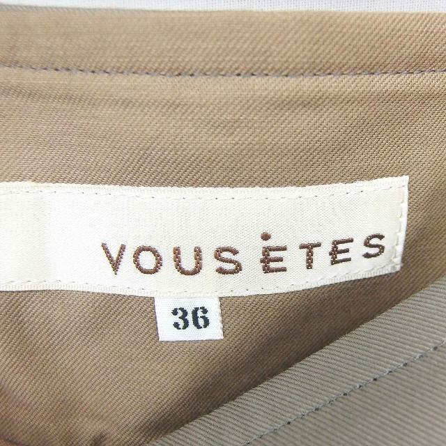 VOUS ETES(ヴゼット)のヴゼット VOUSETES パンツ キュロット ショート サイドボタン 無地 シ レディースのパンツ(キュロット)の商品写真