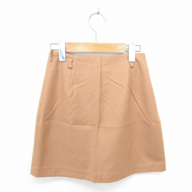 Rubyrivet(ルビーリベット)のルビーリベット Rubyrivet スカート 台形 ミニ サイドジップ 無地 ウ レディースのスカート(ミニスカート)の商品写真