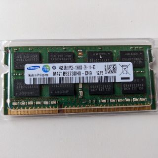 サムスン(SAMSUNG)のメモリ4 G  PCR3-10600S-09-11-F3 中古(PC周辺機器)