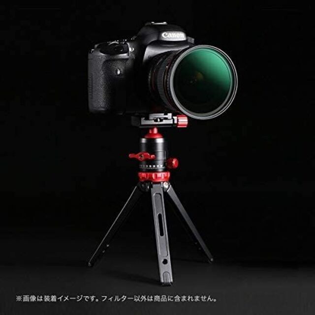 52mm ND8-ND128  K&F 可変　NDフィルター  X状ムラなし 5