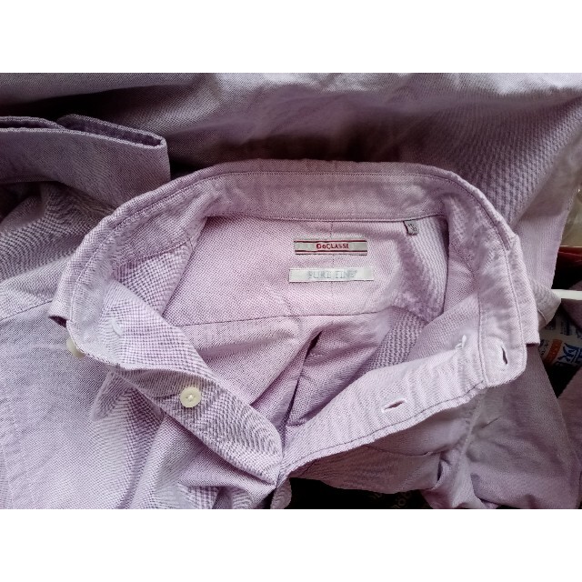 DoCLASSE(ドゥクラッセ)のDoCLASSE　BDシャツ　パープル　44/83　長袖 メンズのトップス(シャツ)の商品写真
