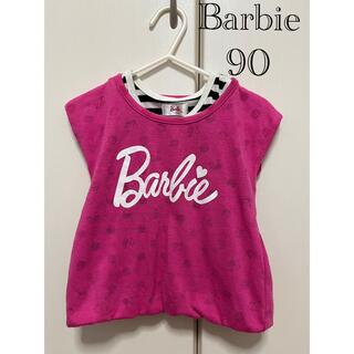 バービー(Barbie)のBarbie  半袖　トップス　90(Tシャツ/カットソー)