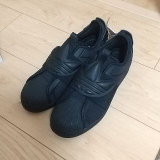 アディダス(adidas)の今週まで！adidas スリッポン SST SLIP ON 黒 ブラック 25(スニーカー)