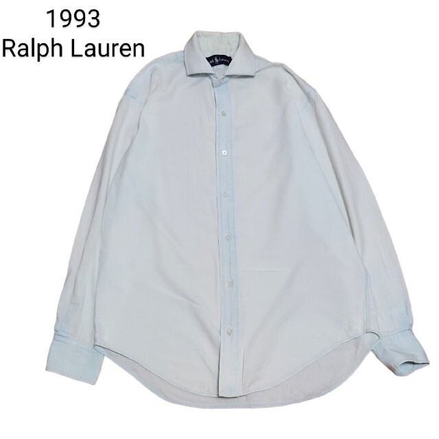 希少 1993年当時物 Ralph Lauren 刺繍シャツ 適切な価格 48.0%OFF www