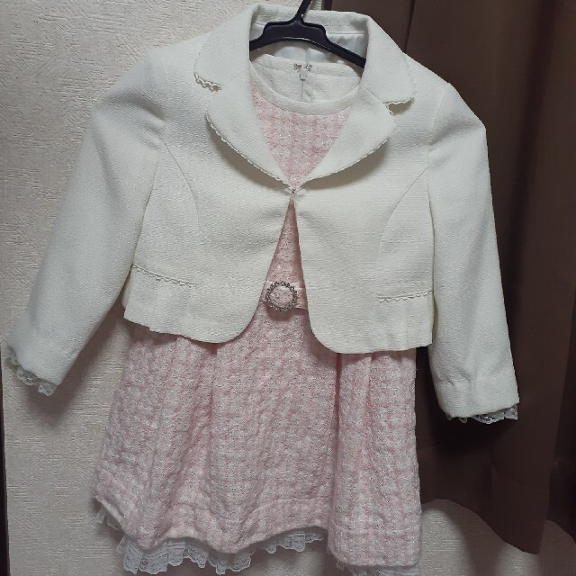 120cm　ワンピース＆ジャケット キッズ/ベビー/マタニティのキッズ服女の子用(90cm~)(ドレス/フォーマル)の商品写真