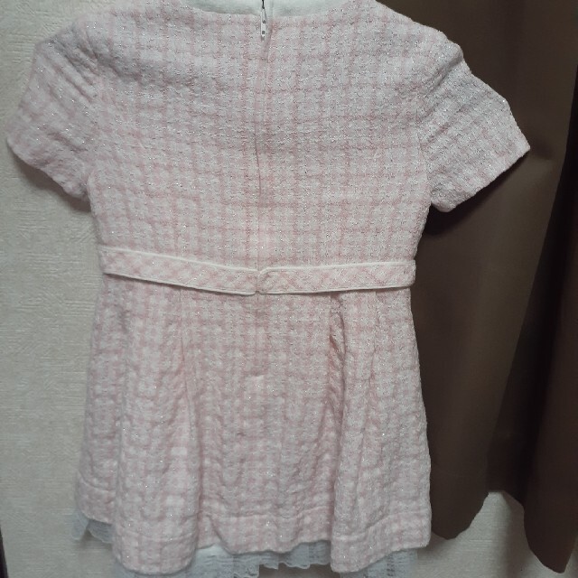 120cm　ワンピース＆ジャケット キッズ/ベビー/マタニティのキッズ服女の子用(90cm~)(ドレス/フォーマル)の商品写真