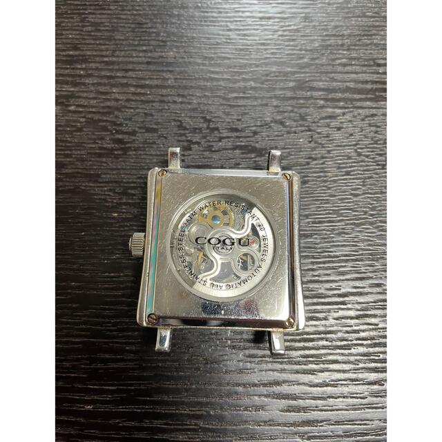 COGU(コグ)の【ジャンク品】COGU 時計　自動巻　オートマチック　スケルトン メンズの時計(腕時計(アナログ))の商品写真