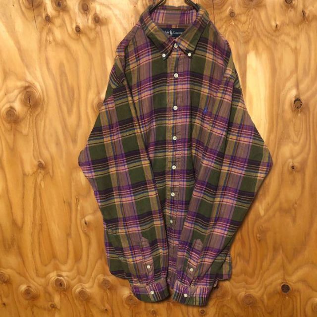POLO RALPH LAUREN - ポロラルフローレン USA古着 90s チェック