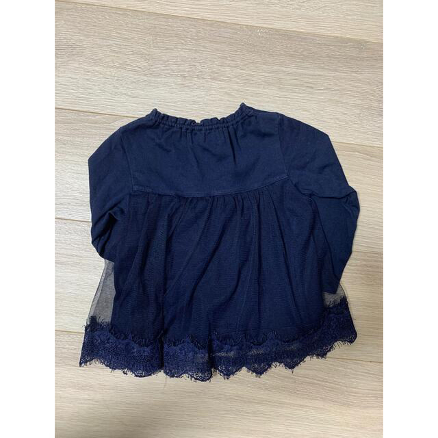 mezzo piano(メゾピアノ)のメゾピアノロンT キッズ/ベビー/マタニティのキッズ服女の子用(90cm~)(Tシャツ/カットソー)の商品写真