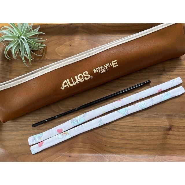 たて笛 リコーダー お掃除ガーゼ ハンドメイドのキッズ/ベビー(その他)の商品写真