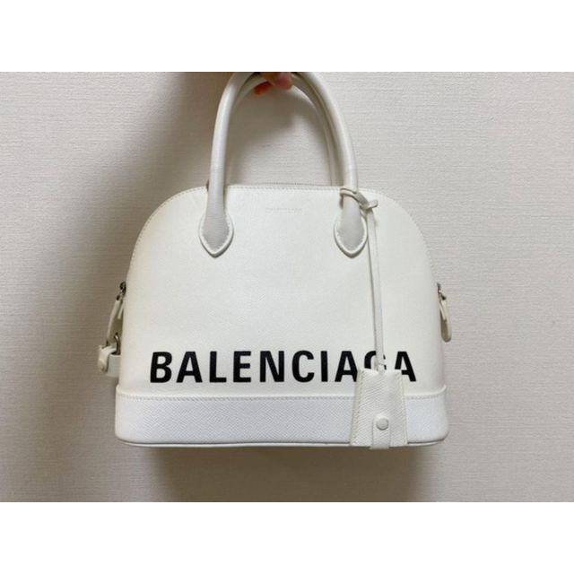 Balenciaga - バレンシアガ カーフスキン ヴィルトップハンドルバッグ 