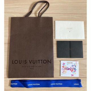 ルイヴィトン(LOUIS VUITTON)の美品　ルイ・ヴィトン　紙袋　メッセージカード　リボン(カード/レター/ラッピング)