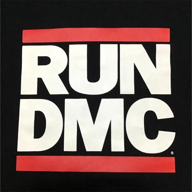 RUN DMC 定番ビッグロゴ ヒップホップ ラップ ブラック 黒 Tシャツ メンズのトップス(Tシャツ/カットソー(半袖/袖なし))の商品写真