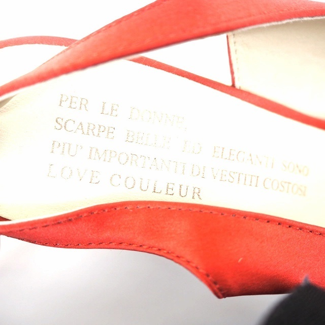 LOVE COULEUR(ラブクレール)のラブクレール LOVE COULEUR 靴 パンプス リボン オープントゥ ピナ エンタメ/ホビーのコスプレ(その他)の商品写真