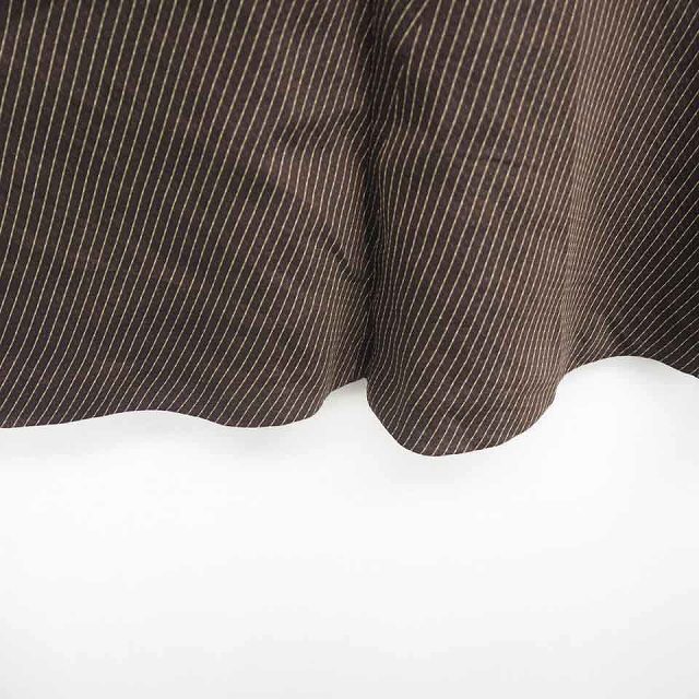 KENZO(ケンゾー)のケンゾー KENZO スカート 台形 ひざ丈 斜めストライプ 薄手 麻 リネン エンタメ/ホビーのコスプレ(その他)の商品写真