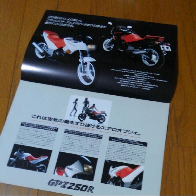 カワサキ GPZ250R カタログ 自動車/バイクのバイク(カタログ/マニュアル)の商品写真