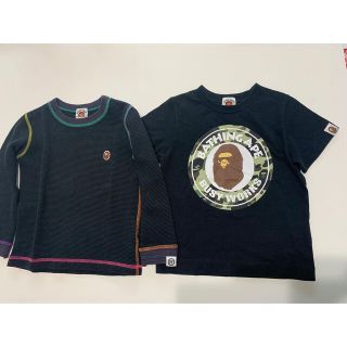 アベイシングエイプ(A BATHING APE)のBAPEKIDS100110 アベイシング　エイプ  キッズ　ベビー　tシャツ(Tシャツ/カットソー)