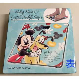 ディズニー(Disney)の【新品未使用】ミッキーマウス体重計(体重計)