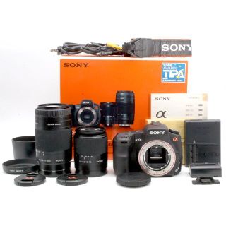 SONY α200 DSLR-A200 ダブルズームレンズキット 付属品 元箱