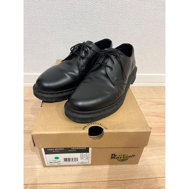 Dr.Martens 1461 MONO 3EYE 3ホール 黒 27 - ブーツ