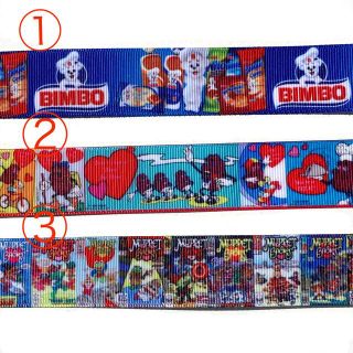 海外お菓子 グログランリボン3本 アメキャラ