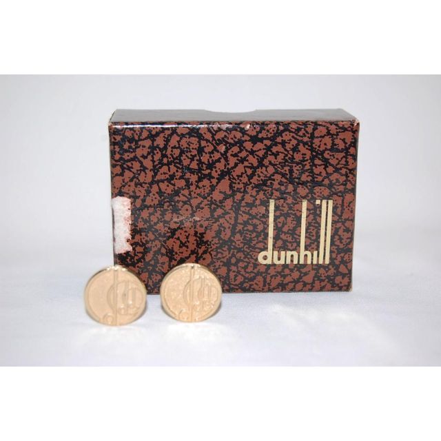 Dunhill(ダンヒル)のダンヒル　ＤＵＮＨＩＬＬ　ｄロゴ　カフス　カフスボタン　（ゴールド） メンズのアクセサリー(その他)の商品写真
